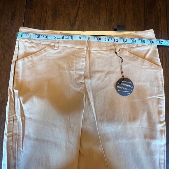 NWT Express Editor Camel Pants Low Rise Flare Leg, Size 8 Long - Picture 15 of 15